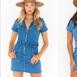 NWT show me your mumu outlaw dress - LARGE